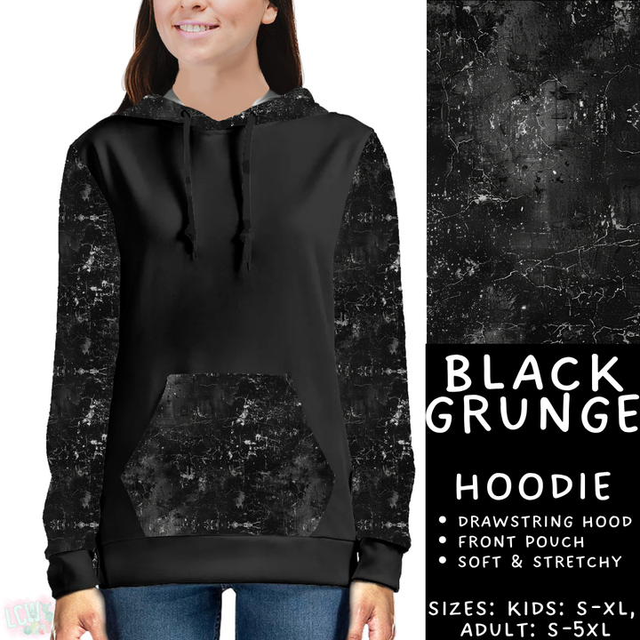 Batch #441 - Color Grunge - Closes 11/3 - ETA mid Dec - Black Grunge Hoodie