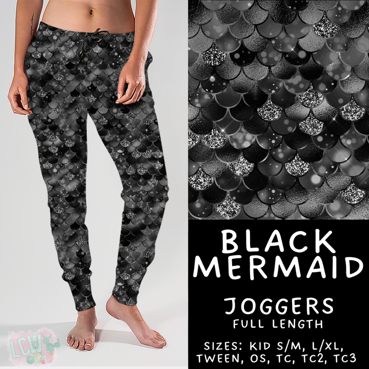 Batch #417 - Black Friday 2 - Closes 9/22 - ETA early/mid Nov - Black Mermaid Joggers