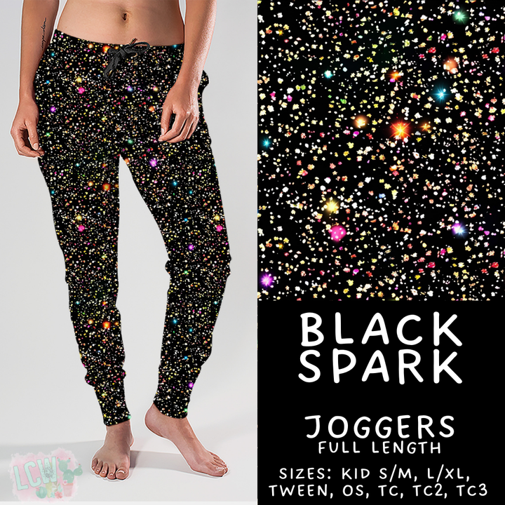 Batch #417 - Black Friday 2 - Closes 9/22 - ETA early/mid Nov - Black Spark Joggers