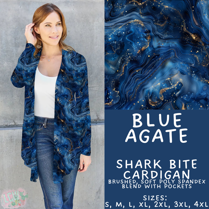 Batch #448 - Agate Collection - Closes 11/17 - ETA early Jan - Blue Agate Cardigan