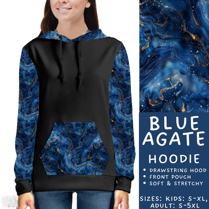 Batch #448 - Agate Collection - Closes 11/17 - ETA early Jan - Blue Agate Hoodie