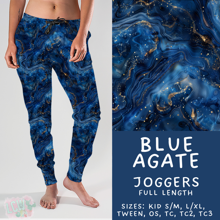 Batch #448 - Agate Collection - Closes 11/17 - ETA early Jan - Blue Agate Joggers