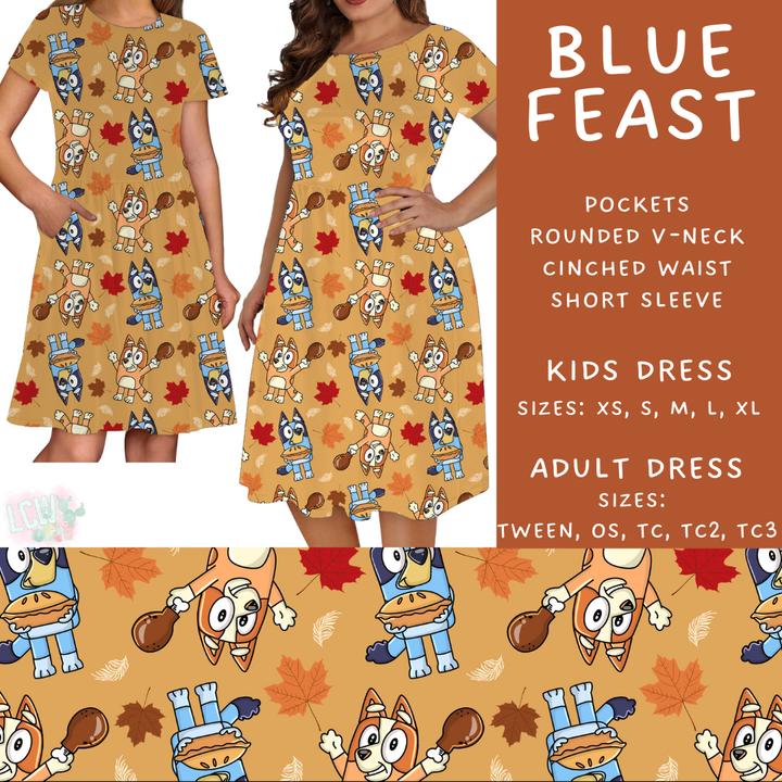 Batch #409 - Character Fall 2 - Closes 9/8 - ETA late October - Blue Feast Everyday Tee