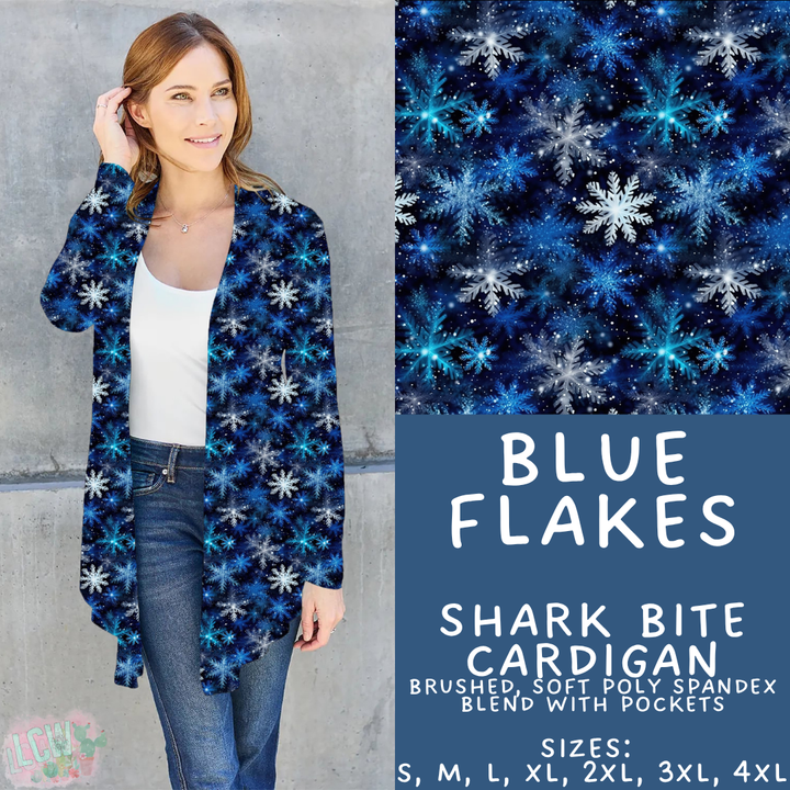 Batch #439 - Winter Watercolor 2 - Closes 10/30 - ETA mid Dec - Blue Flakes Cardigan
