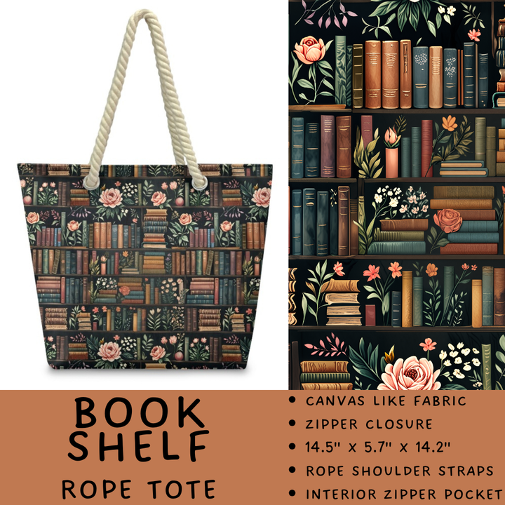 Batch #447 - The Rope Tote - Closes 11/13 - ETA late Dec - Book Shelf Rope Tote