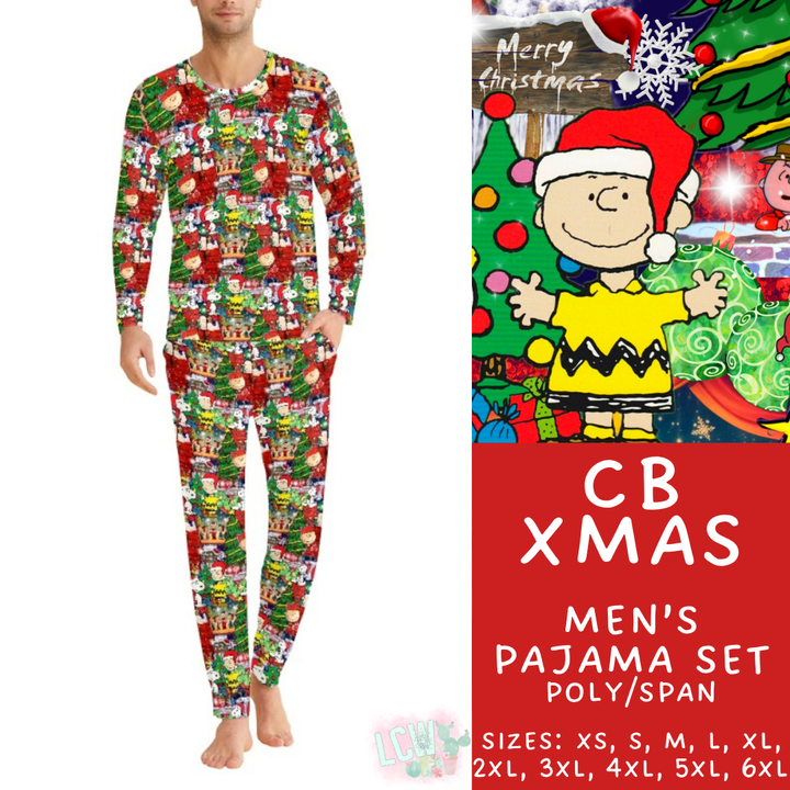 Batch #431 - Character Christmas Pajamas - Closes 10/16 - ETA late Nov - CB Xmas Men's Pajama Set