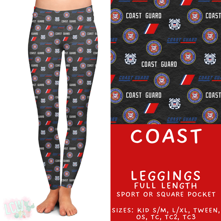 Batch #414 - Military 2 Collection - Closes 9/17 - ETA early Nov - Coast Full Length Leggings
