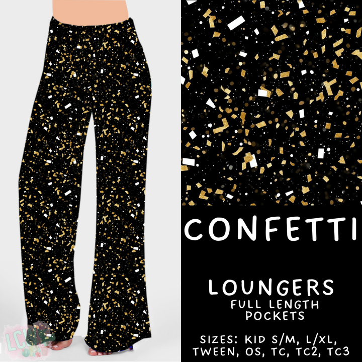 Batch #446 - New Year's Eve 2 - Closes 11/5 - ETA mid Dec - Confetti Loungers