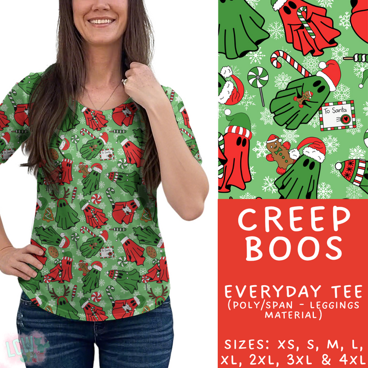 Batch #413 - Merry Creepmas 2 - Closes 9/15 - ETA early November - Creep Boos Everyday Tee