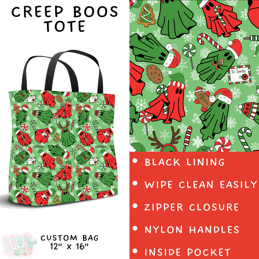 Batch #413 - Merry Creepmas 2 - Closes 9/15 - ETA early November - Creep Boos Tote