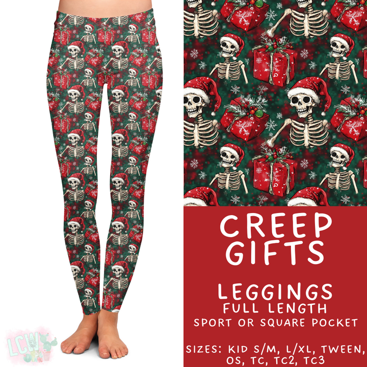 Batch #413 - Merry Creepmas 2 - Closes 9/15 - ETA early November - Creep Gifts Full Length Leggings