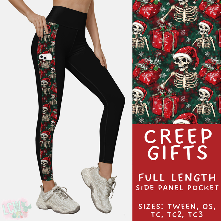 Batch #413 - Merry Creepmas 2 - Closes 9/15 - ETA early November - Creep Gifts Side Panel Pocket Leggings