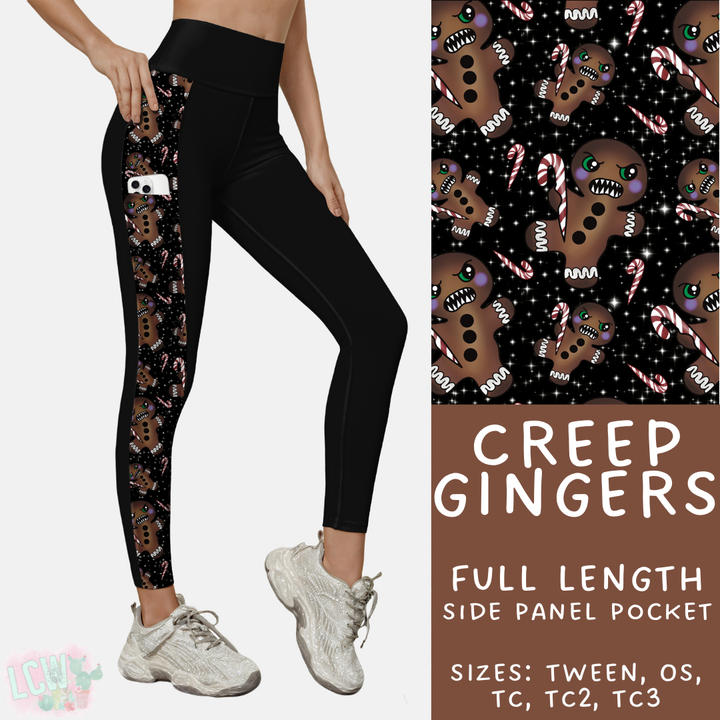 Batch #413 - Merry Creepmas 2 - Closes 9/15 - ETA early November - Creep Gingers Side Panel Pocket Leggings