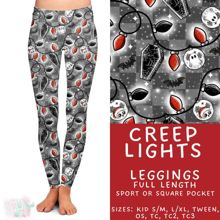 Batch #413 - Merry Creepmas 2 - Closes 9/15 - ETA early November - Creep Lights Full Length Leggings
