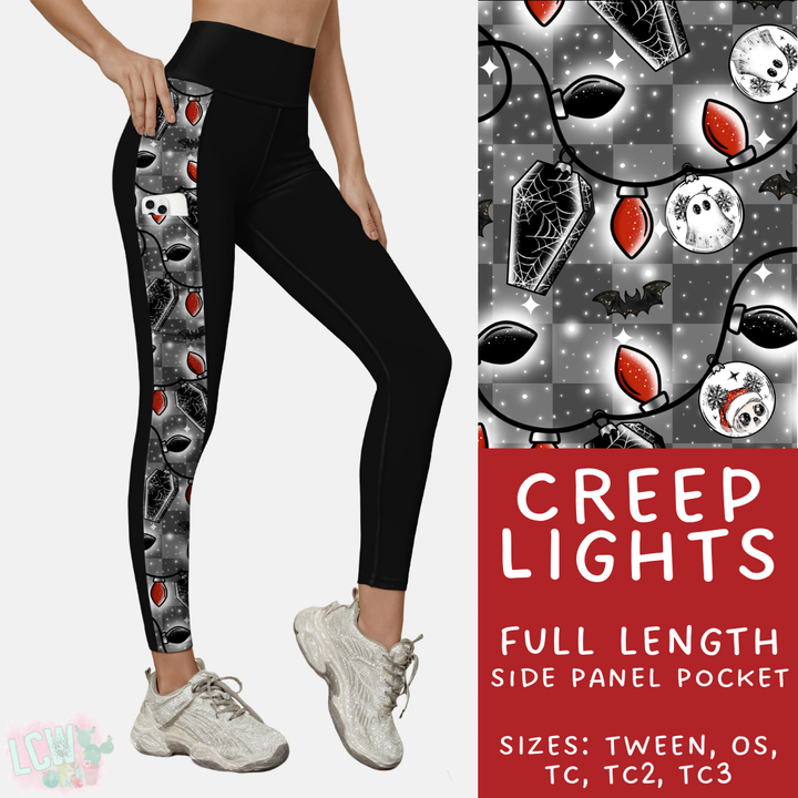 Batch #413 - Merry Creepmas 2 - Closes 9/15 - ETA early November - Creep Lights Side Panel Pocket Leggings