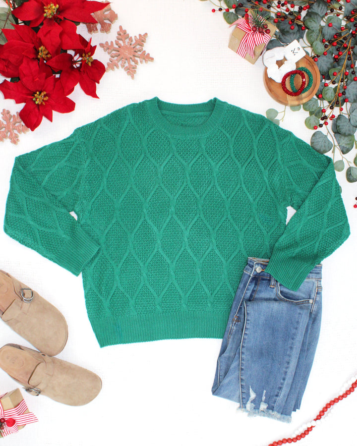 IN STOCK Carson Pullover - Forest Green