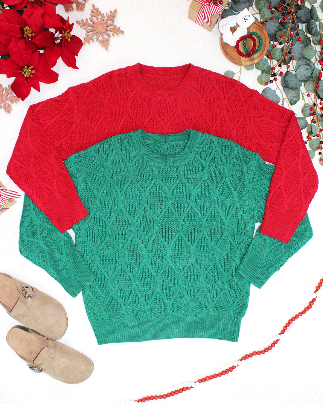 IN STOCK Carson Pullover - Red