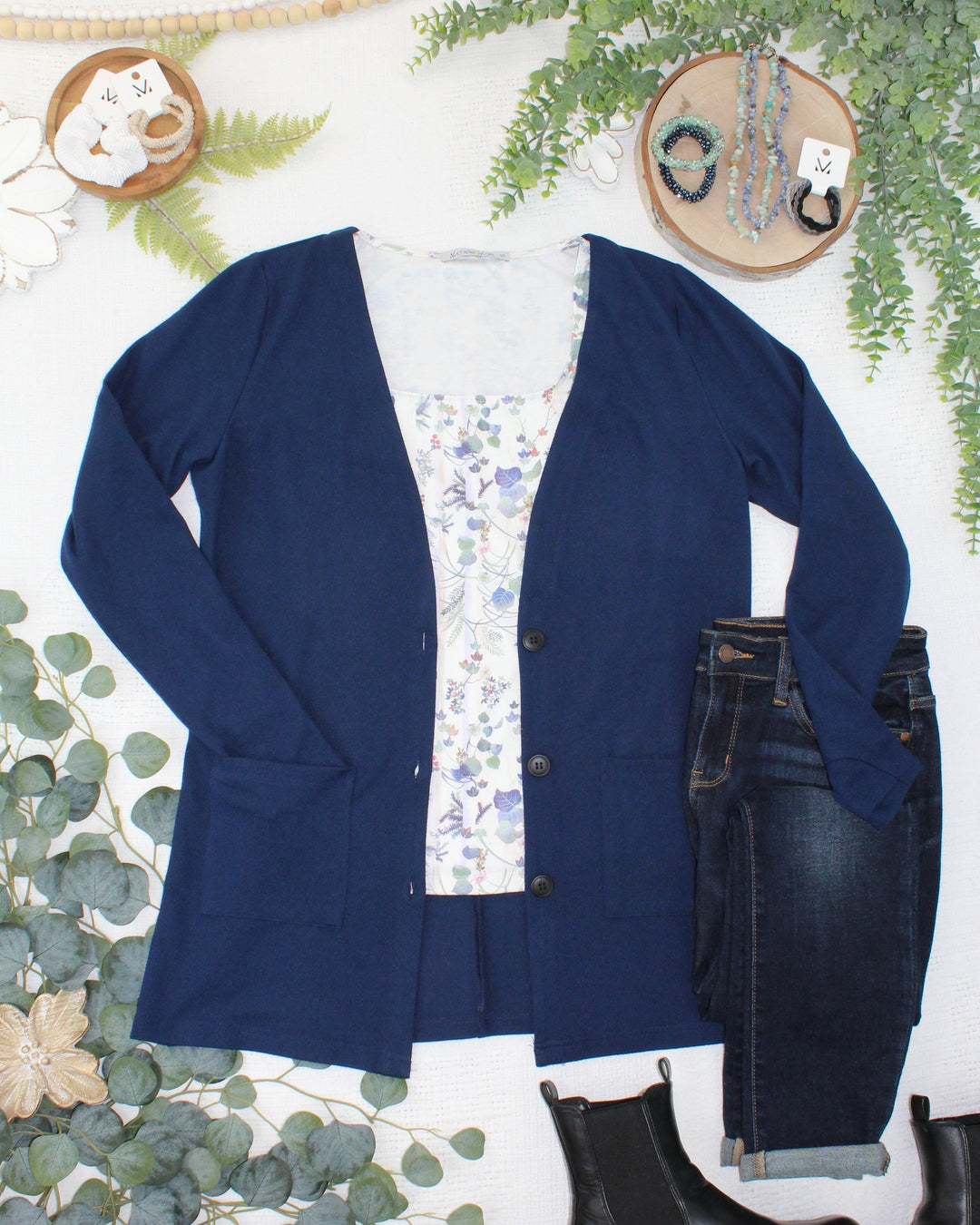 IN STOCK Cori Cardigan - Navy