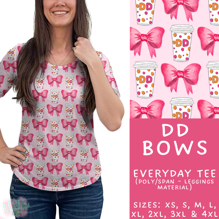 Batch #408 - Fun Run 14 - Closes 9/5 - ETA mid/late October - DD Bows Everyday Tee