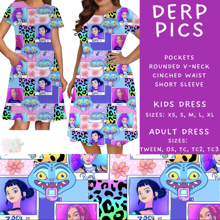Batch #443 - September Request Run - Closes 11/6 - ETA mid/late Dec - Derp Pics Women's & Girls Dresses