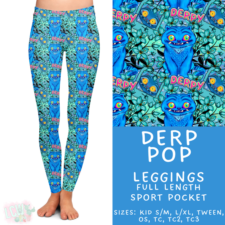 Batch #443 - September Request Run - Closes 11/6 - ETA mid/late Dec - Derp Pop Full Length Leggings
