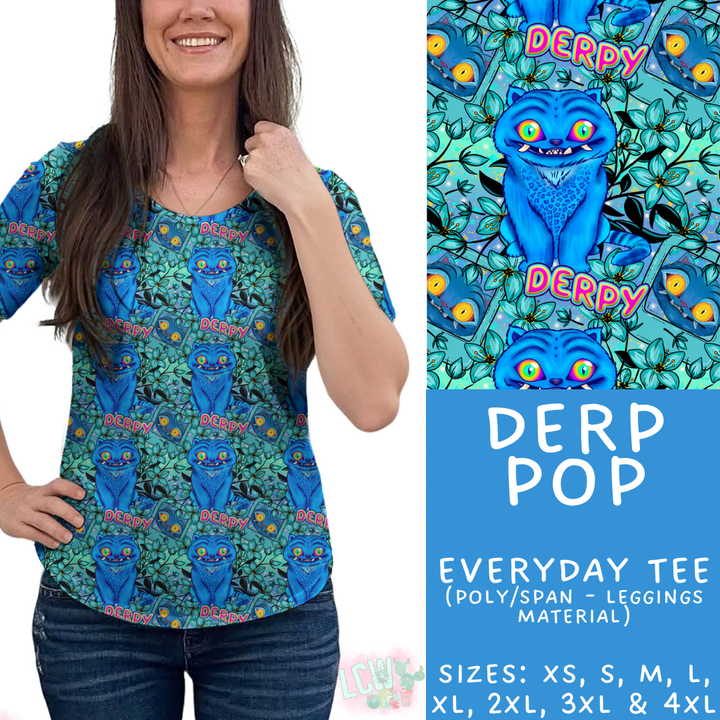 Batch #443 - September Request Run - Closes 11/6 - ETA mid/late Dec - Derp Pop Everyday Tee