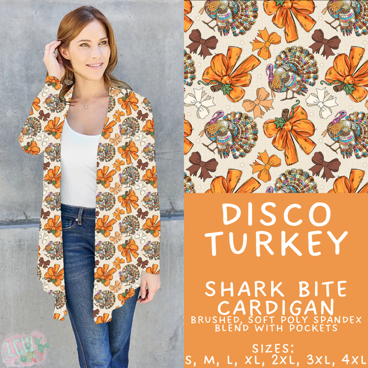 Batch #407 - Fall Fun 2 - Closes 9/4 - ETA mid/late October - Disco Turkey Cardigan