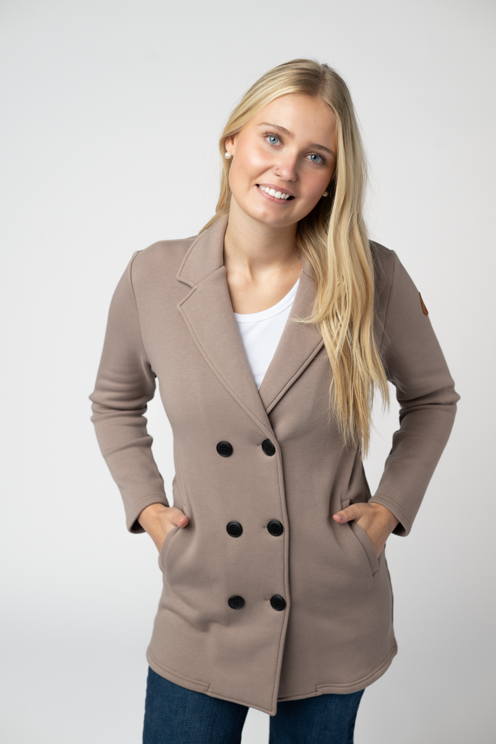 IN STOCK Scarlett Sweater Jacket - Mocha