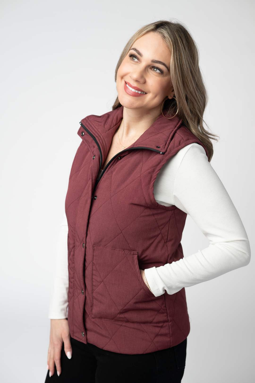 IN STOCK Two Tone Fullzip Sherpa - Olive and White