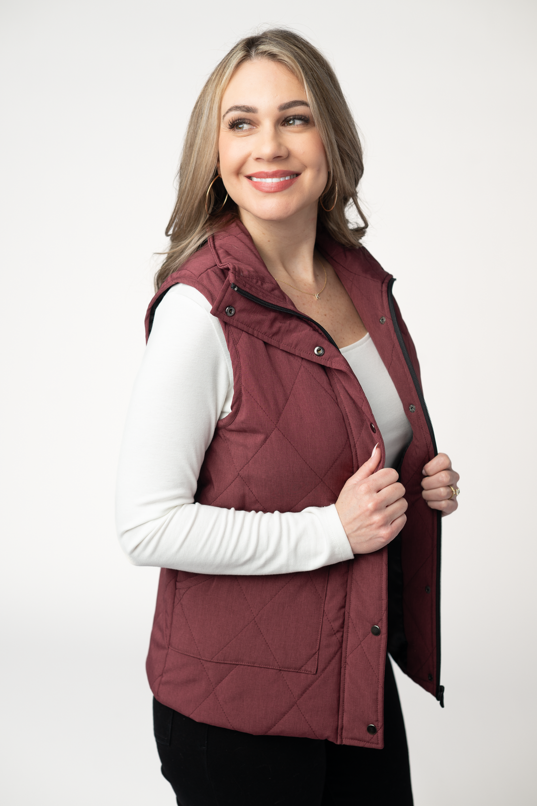 IN STOCK Two Tone Fullzip Sherpa - Olive and White