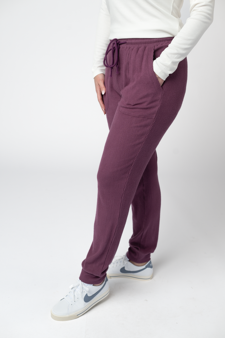 IN STOCK Corrine Joggers - Plum