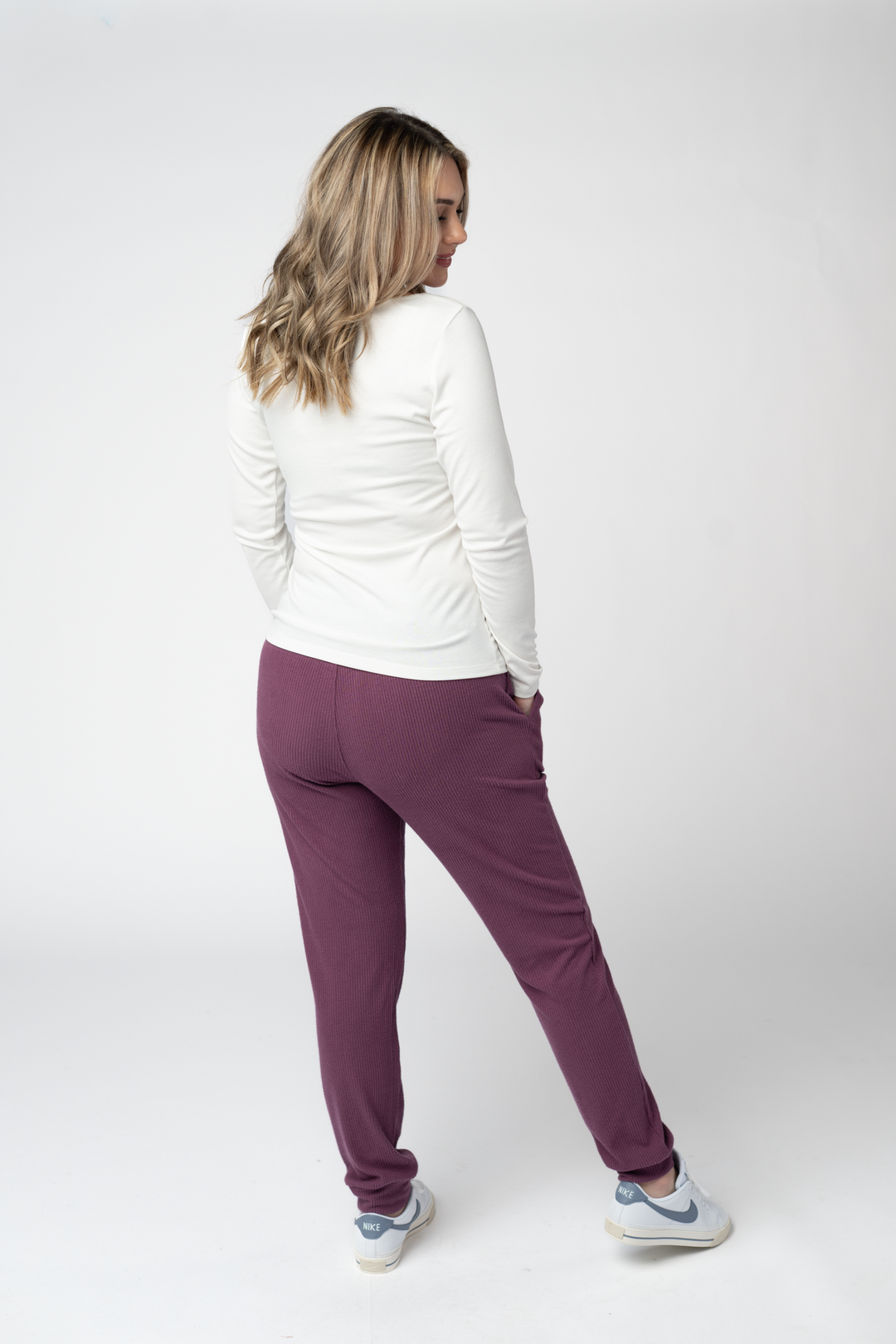 IN STOCK Corrine Joggers - Plum