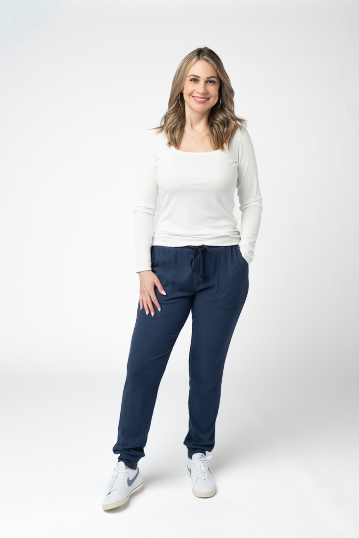 IN STOCK Corrine Joggers - Navy