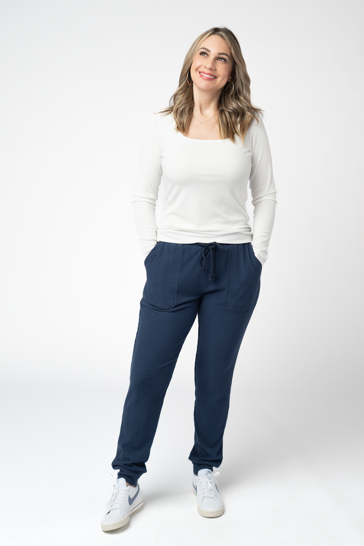 IN STOCK Corrine Joggers - Navy