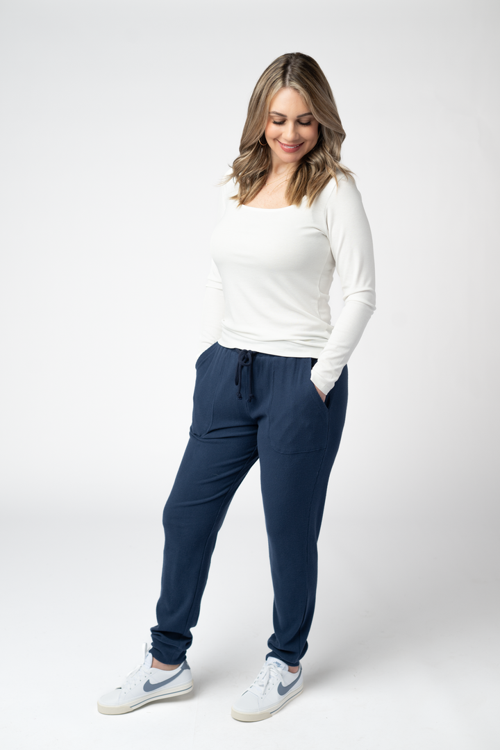 IN STOCK Corrine Joggers - Navy