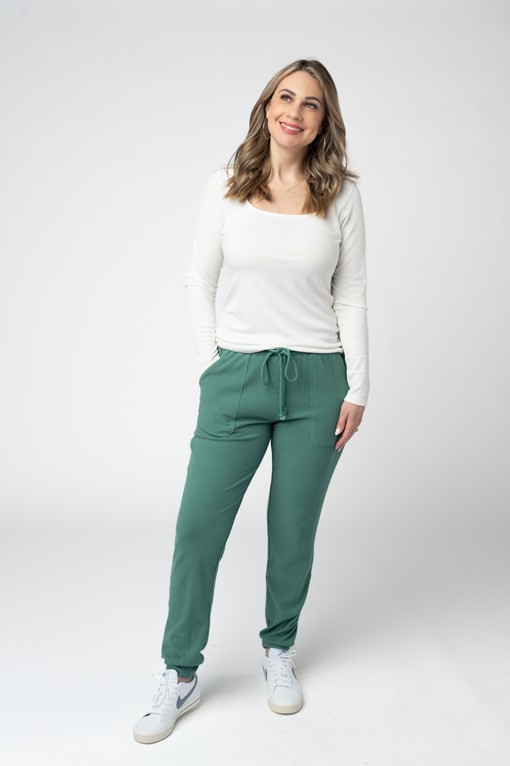 IN STOCK Corrine Joggers - Fern