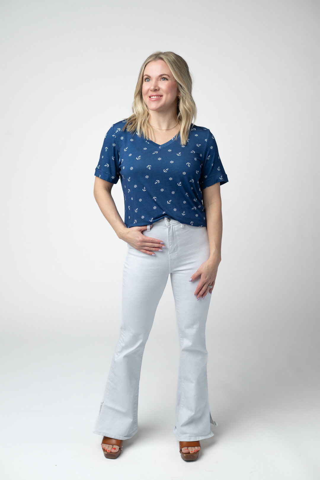 IN STOCK Sophie Top - Nautical Navy