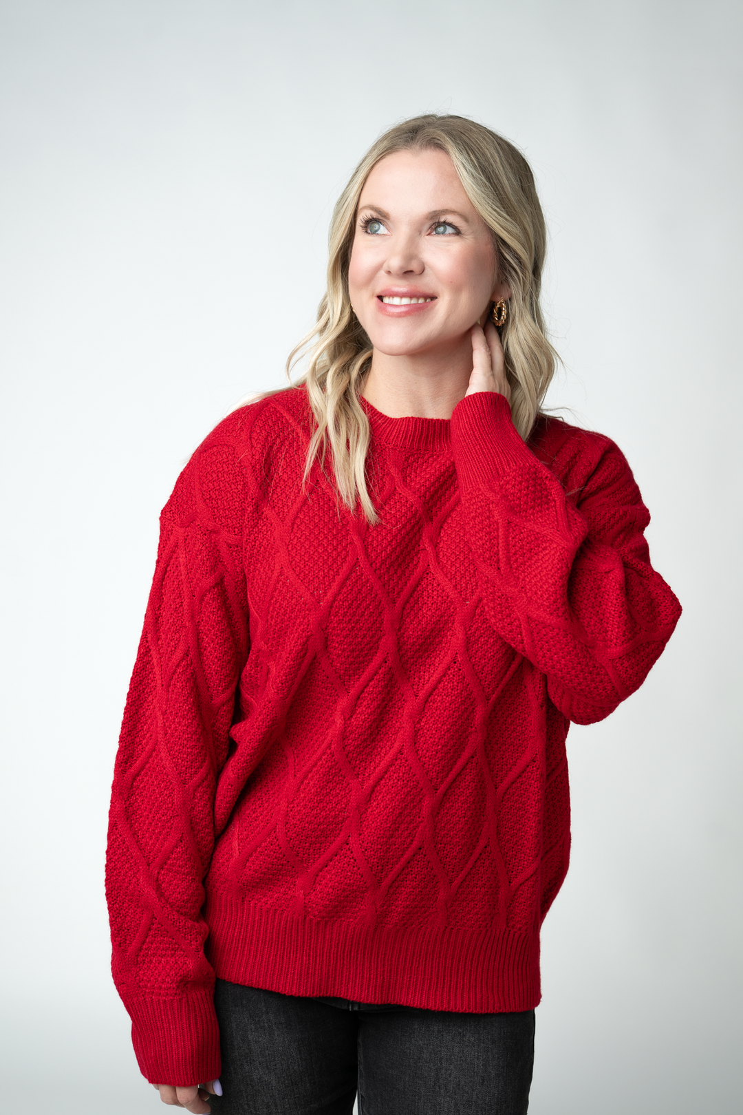 IN STOCK Carson Pullover - Red