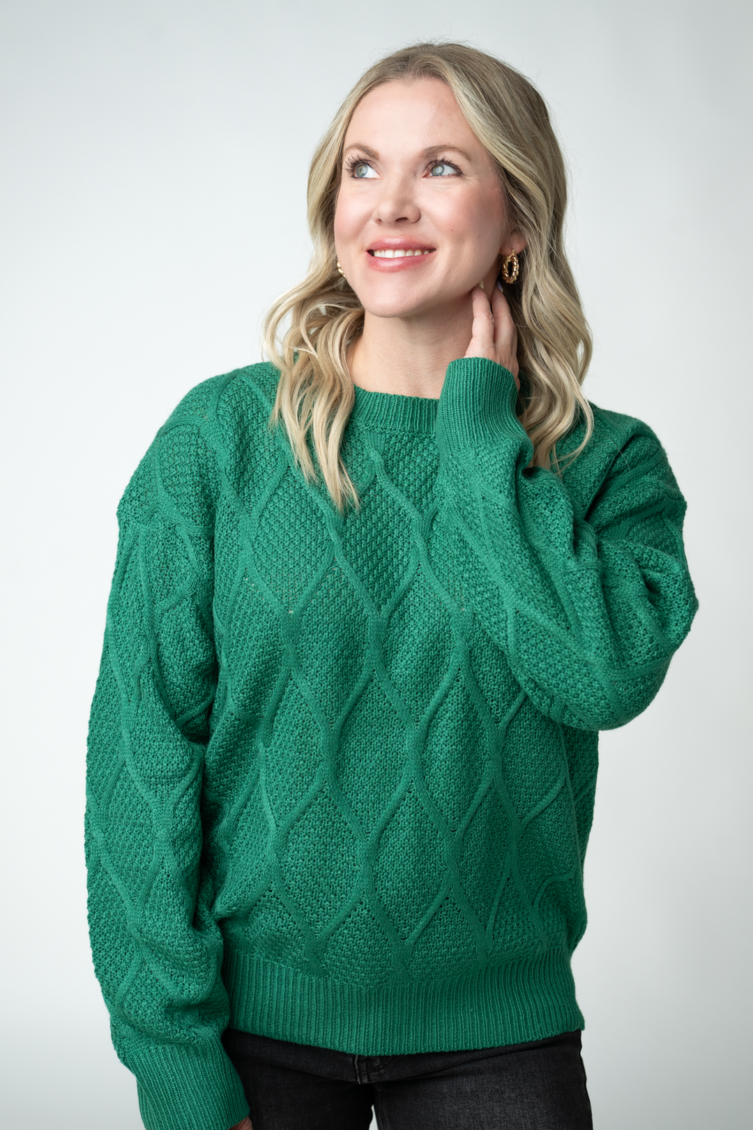 IN STOCK Carson Pullover - Forest Green