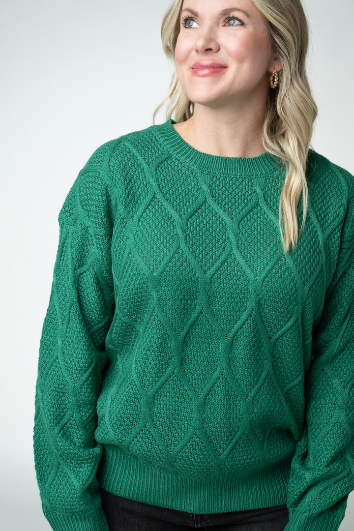 IN STOCK Carson Pullover - Forest Green