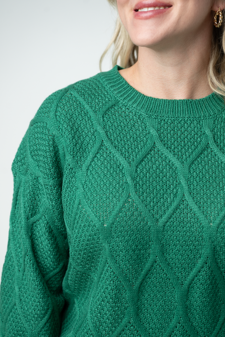 IN STOCK Carson Pullover - Forest Green