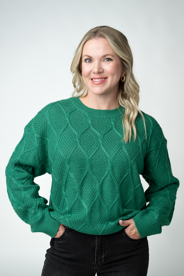 IN STOCK Carson Pullover - Forest Green