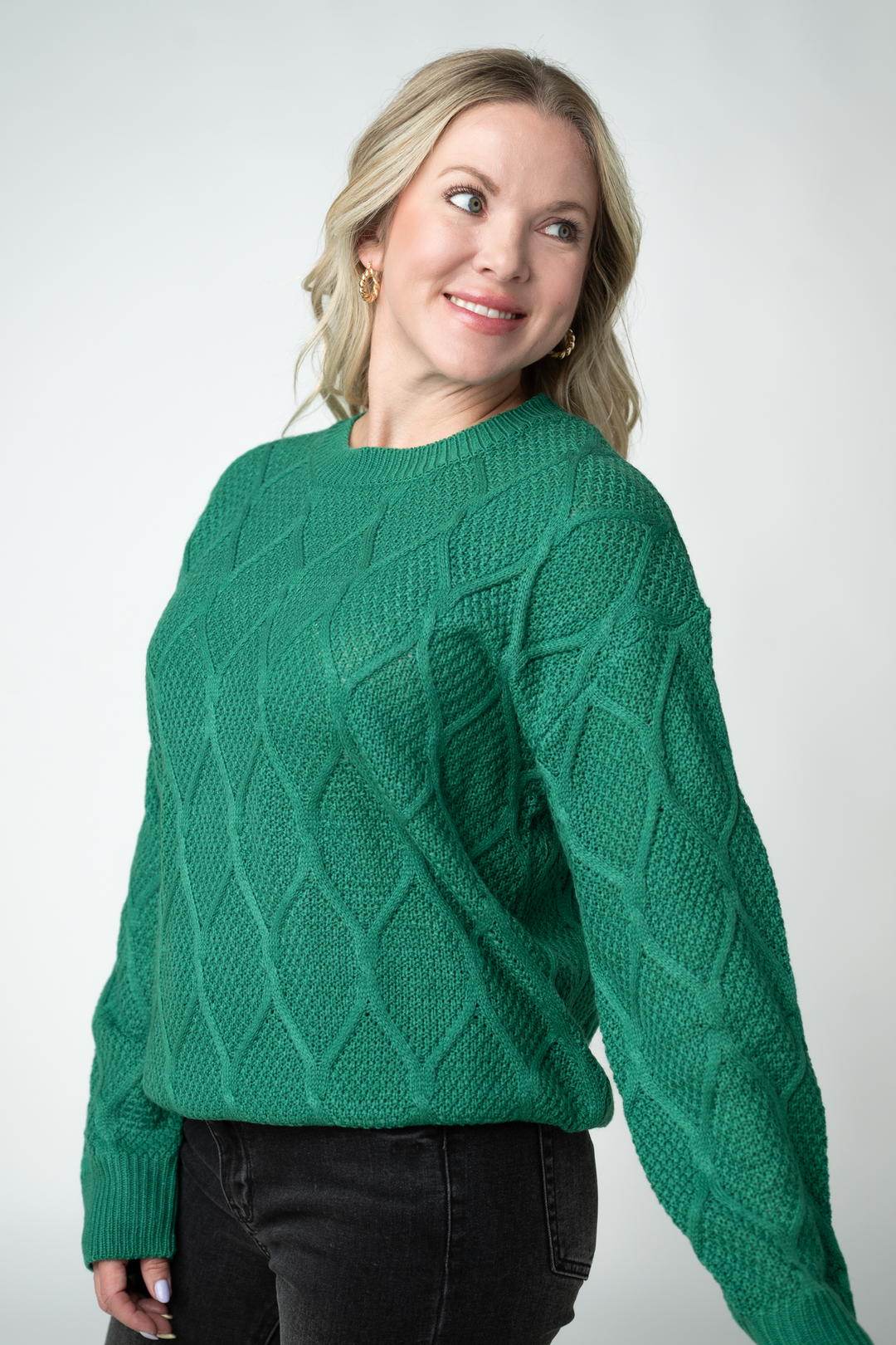 IN STOCK Carson Pullover - Forest Green