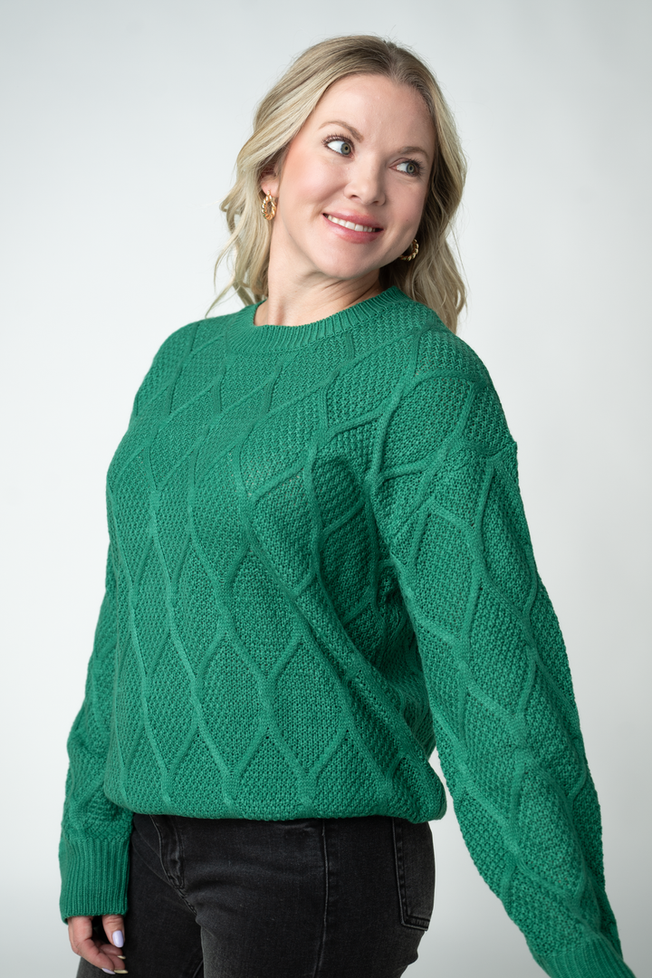 IN STOCK Carson Pullover - Forest Green
