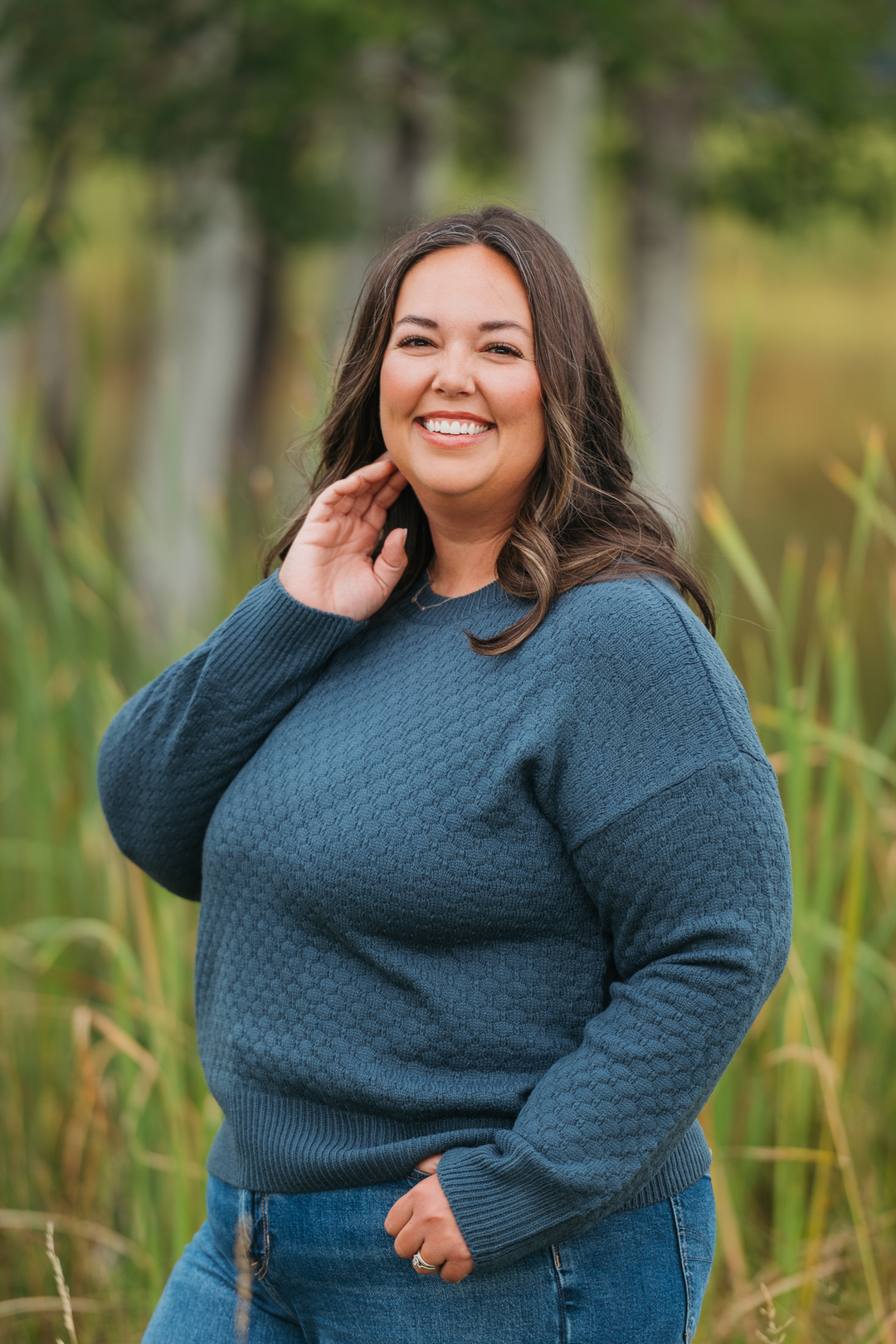 IN STOCK Gianna Pullover Sweater - Teal