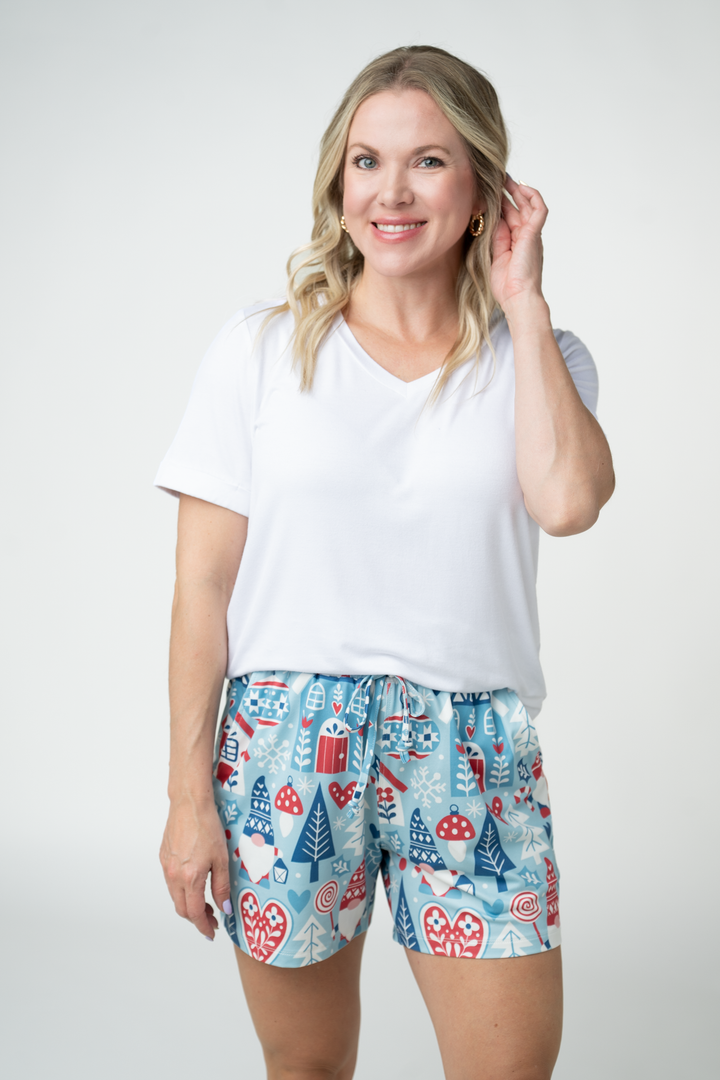 IN STOCK Jamie Lounge Shorts - Winter Gnome