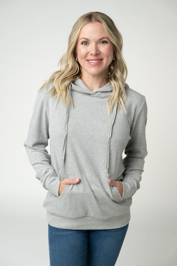 IN STOCK Hailey Hoodie - Light Grey