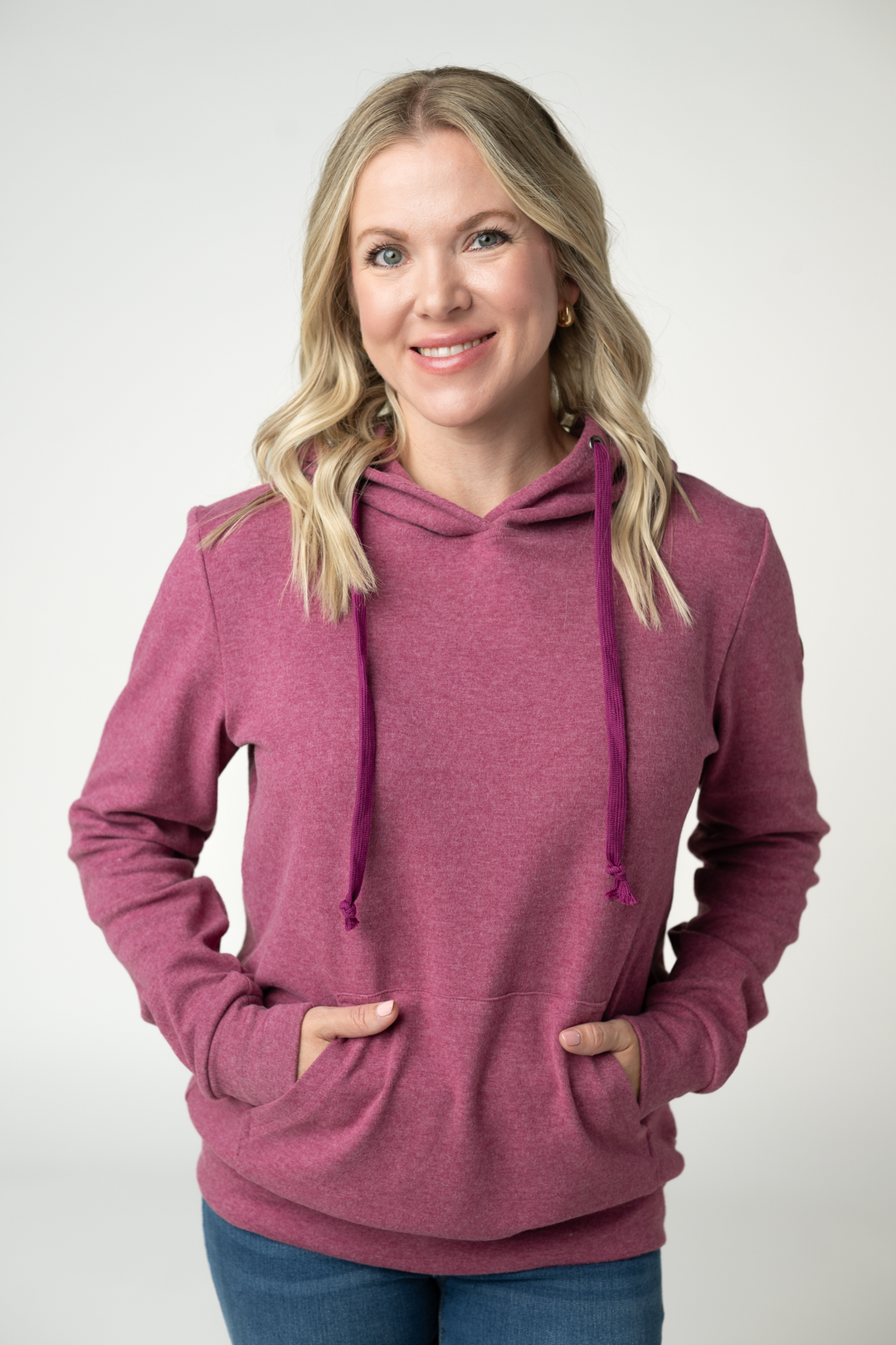 IN STOCK Hailey Hoodie - Raspberry
