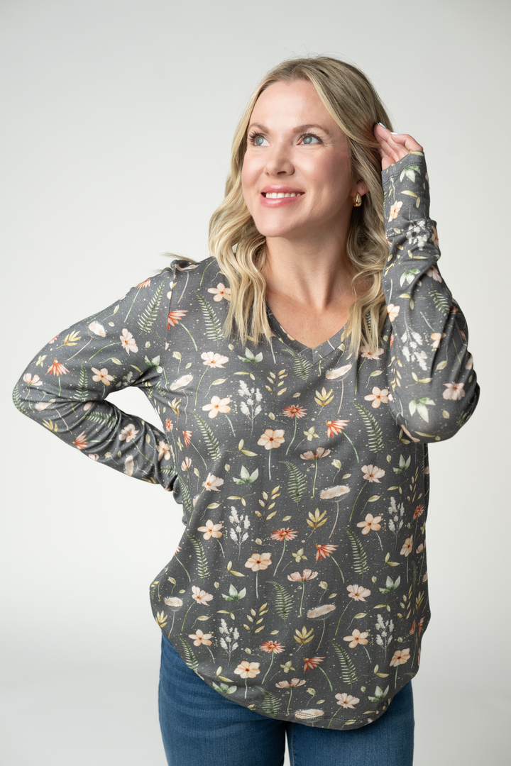 IN STOCK Larissa Long Sleeve - Wildflower Meadow