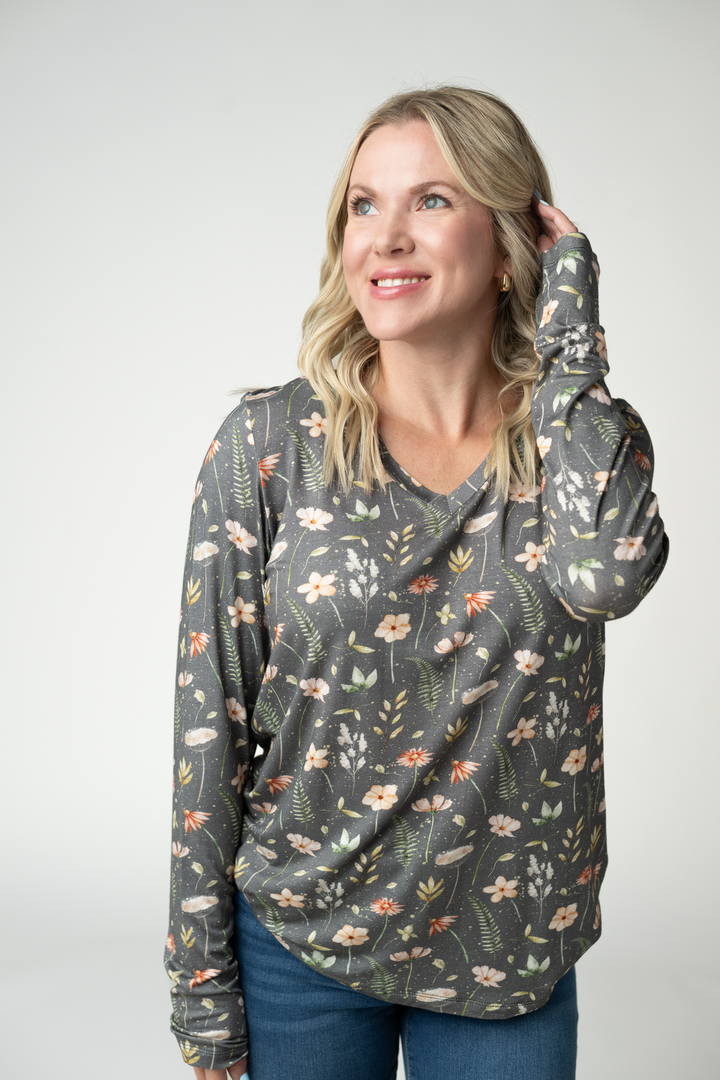 IN STOCK Larissa Long Sleeve - Wildflower Meadow